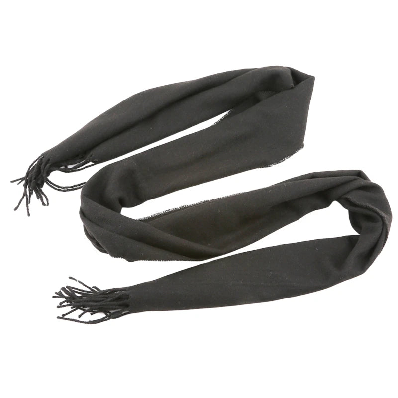 Classic Solid Colors Scarves Men Cashmere Soft Knitted Striped Scarf Long Tassel Neck Warmer Men'S Winter Scarf 2023 New