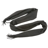 Classic Solid Colors Scarves Men Cashmere Soft Knitted Striped Scarf Long Tassel Neck Warmer Men'S Winter Scarf 2023 New