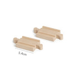Wooden Train Track Toys Railway Rails Accessories Fit Thomas Train Road Connector Bridge Wood Railway Children Boy Christmas Gift