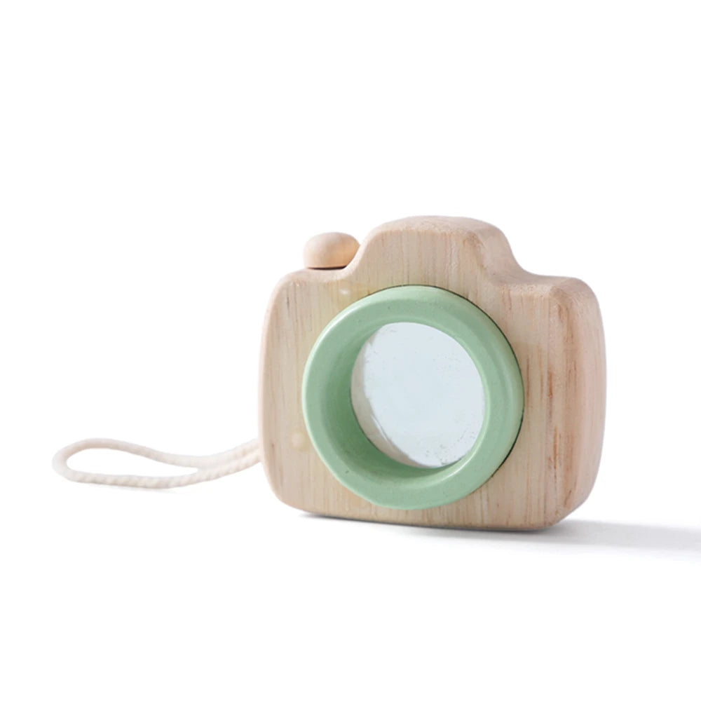 1Pc Wooden Baby Montessori Toys Fashion Camera Pendant Toys for Kids Outdoor Toys Gift Children Wooden Presents Kids Gifts