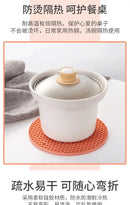 xgnvpy Silicone Mat Coaster Food Grade Non-slip Placemat Table Protection Kitchen Accessory Gadget Round Cup Mat