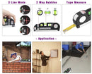 Laser Level Multipurpose Line Laser Leveler Tool Cross Line Lasers With 8FT 2.5M Standard Measure Tape and Metric Rulers