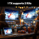 200M Wireless Hdmi Video Transmitter and Receiver 5G Mini Extender TV Stick for Conference, Office, Projector and Home Camera