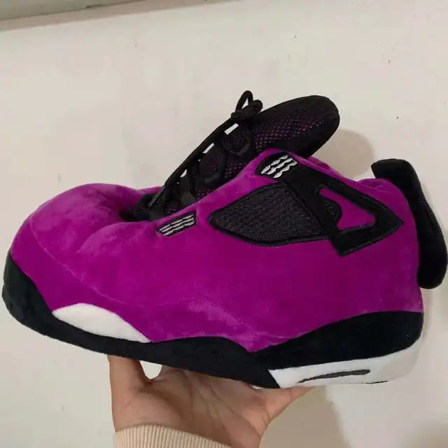 Zapatillas de casa unisex cálidas para hombre y mujer, zapatillas de casa, zapatos de suelo, talla grande, talla única 35-44, invierno 