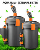 220V-240V Ultra-Quiet Aquarium Filters External Pump Aquarium Filter Bucket Silent Filter Barrel For Fish Tank Grass Accessories