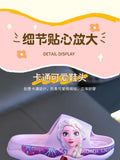 Disney Frozen Princess Elsa Children's Slippers Summer Girl's Cute Cartoon Non-slip Soft Sole Indoor Bathing Sandals