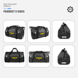 SOYAVISION 20L 50L 70L 80L 100L Motorcycle Waterproof Tail Bag Travel Outdoor Luggage Bag Motorcycle Seat Bag
