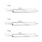 Acne Needle Tweezers Light Blackhead Blemish Pimples Removal Pointed Bend Head Face Care Tools Acne Extractor Beauty-health