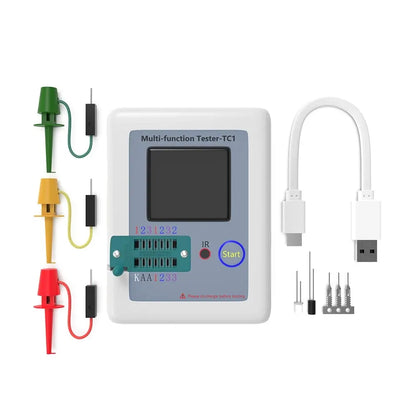 LCR TC1 1.8 Inch TFT LCD Display Multimeter Transistor Tester Diode Triode Capacitor Resistor Test Meter