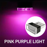 Mini Car Interior Ambient Lights Atmosphere Lamp USB LED Car Lights PC Car Decoration Light Plug and Play Decor Lamp Lighting