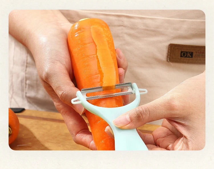 Nordic PP Handle Stainless Steel Peeling Knife Household Potato and Vegetable Peeler Kitchen Kitchenware