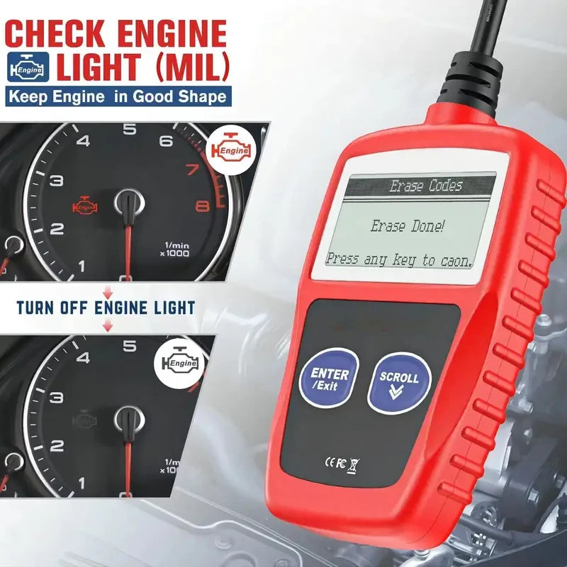OBD2 Scanner Bluetooth is suitable for ISO, VPW, PWM bus systems and CANBUS systems OBDII Automotive diagnostic Scan tool Engine