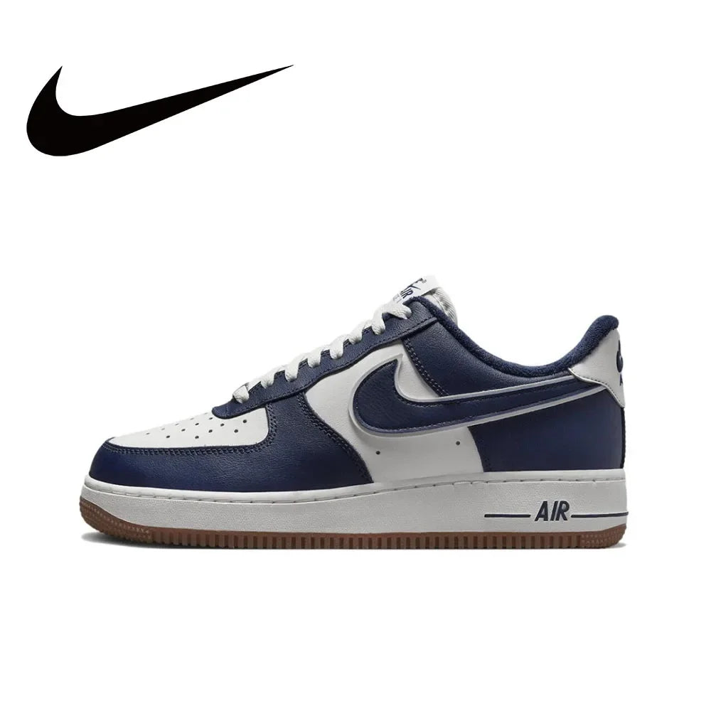 Nike Original White Air Force 1 07 Low Trendy Board Shoes Lightweight Breathable Men's Casual Shoes