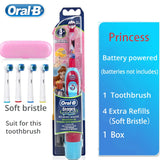 Oral B Electric Toothbrush for Kids Rotation Clean Teeth for Kids 3+ Soft Bristle for Child Waterproof Toothbrush