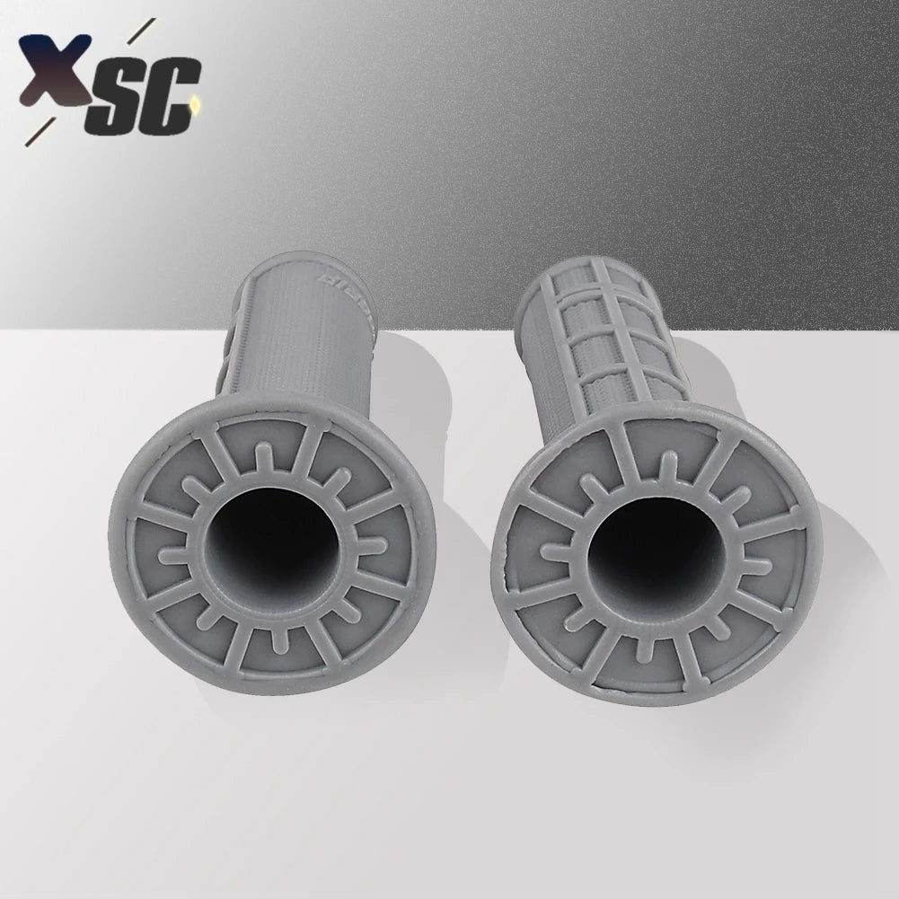 Universal Motorcycle 7/8" 22mm Grips Durable Rubber Handlebar ATV Quad 22mm Left and Right Handlebar Grips Motocross Accessories