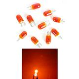 10 X Signal Lamp Glass T10 W5W 501 194 12V 5W/3W W2.1x9.5d Single Filament Car Bulb Auto Light