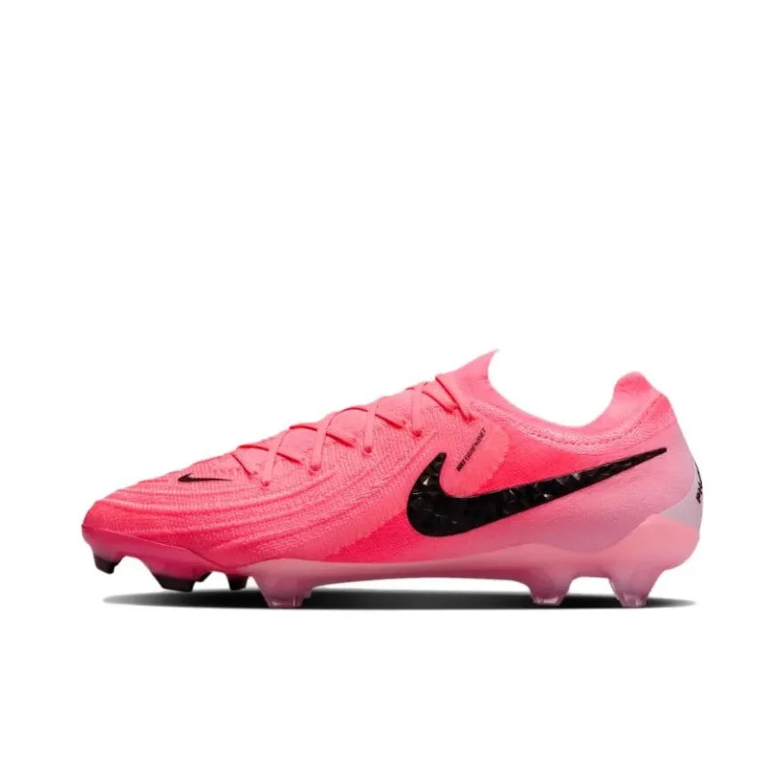 NIKE Phantom GX 2 Elite FG Low-Top Men's comfortable and stable soccer cleats with grip and wear-resistant sole, black