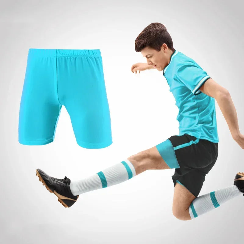Summer Children Boy Capri Running Tights Pants Kids Basketball Football Soccer Fitness Exercise Sport Cropped Leggings Shorts 40