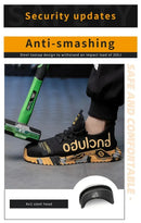 Steel Toe Safety Shoes Men Anti-Smash Anti-puncture Work Shoes Men Breathable Work Sneaker Indestructible Work Safety Boots