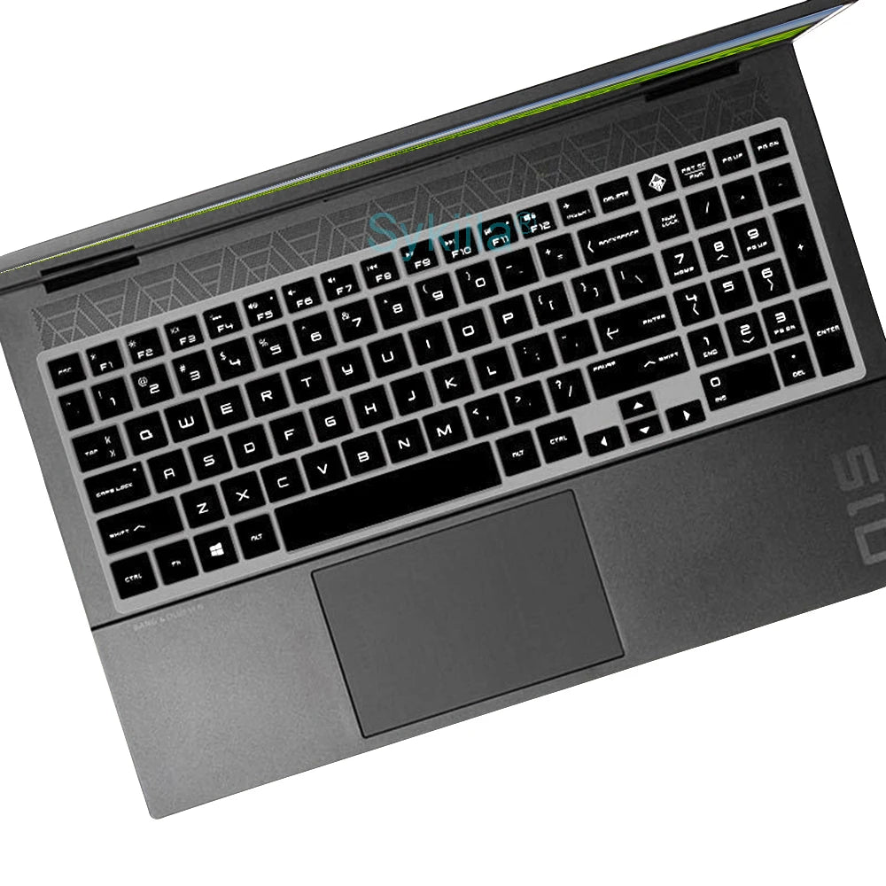 Funda de teclado para HP Victus 16, 15, 16t, 15t, 16z, 15z, 16-d, funda protectora de silicona, accesorios para portátiles gaming de 15.6 y 16.1 pulgadas (2023)