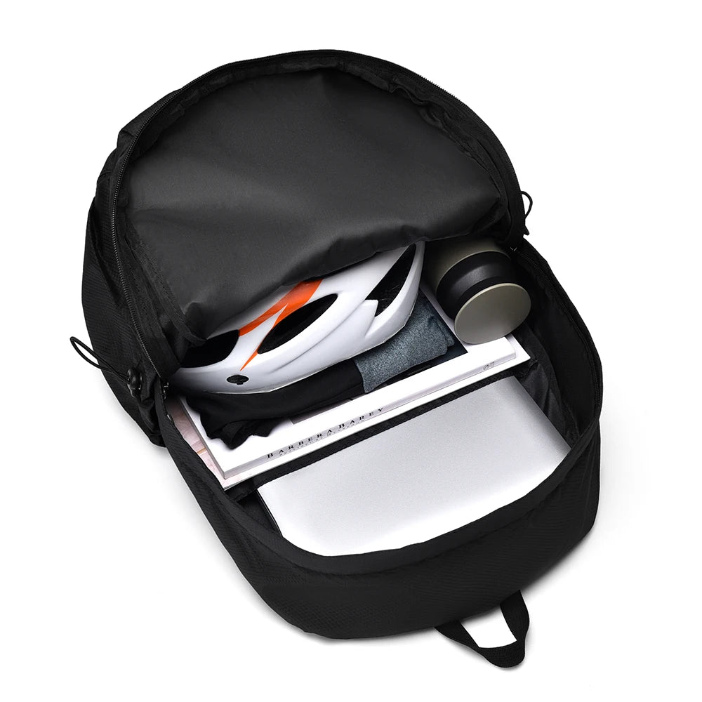 Unisex Foldable Expandable Nylon Backpack Lightweight Casual Large Capacity Multifunctional Outdoor Sports Travel Bag