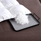 High Grade 100% White Goose Down Quilt Winter Warm Feather Duvet Queen King Cozy Lightweight 3D Bread Comforter Pinch Pleated