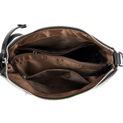 Genuine Brand Women's Soft Leather Shoulder Bags Luxury Designer Crossbody Bags Ladies Casual Tote Bag Messenger Commuting Sac