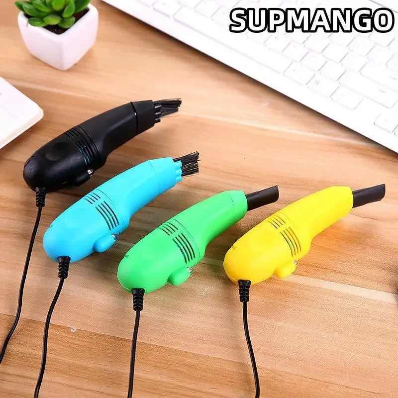 Mini USB Vacuum Cleaner Keyboard Brush Laptop Shell Cleaner Dust Brush Portable USB Vacuum Cleaner Computer Cleaning Tool