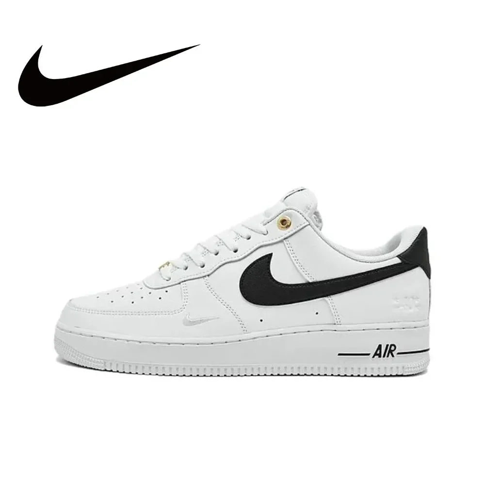 Shorts Nike Air Force 1 07 de cuero neutro estilo retro de caña baja