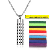 Stainless Steel Aromatherapy Necklace Diffuser Pendant Aroma Diffuser Locket Perfume Essential Oil Diffuser Pendant Necklace