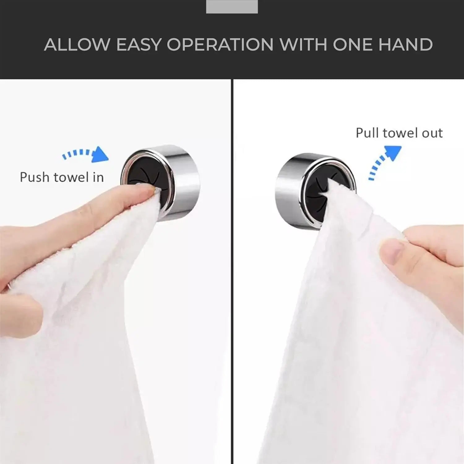 Soporte de enchufe para toalla autoadhesivo, organizadores de baño montados en la pared, ganchos para toallas, estante de almacenamiento, trapos de cocina, Clips para paños, 1-10 Uds.
