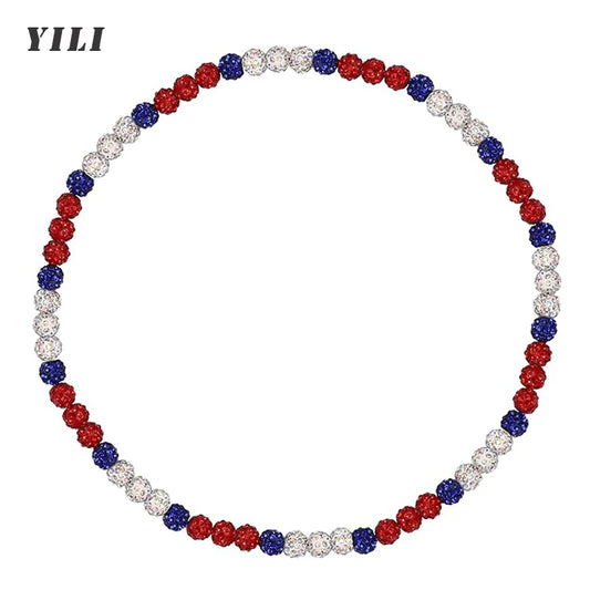 Colar de beisebol para homens bling colar de beisebol strass bola frisado colar jogadores de beisebol amantes inspirados jóias