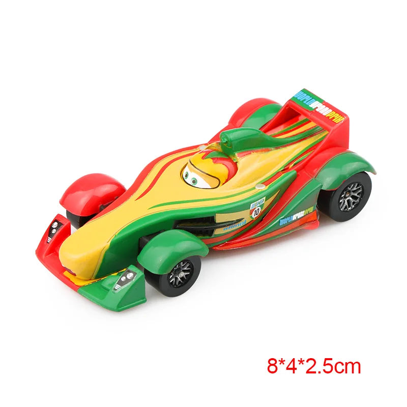 Disney Pixar Cars 3 2 Metal Diecast Car Toy Lightning McQueen Queen of England Fritter Miss For Kids Boy Birthday Toy Car Gifts