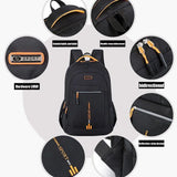 Ladies' backpack, female Korean version, trendy large capacity, high school, middle school, student backpack, travel bag, comput
