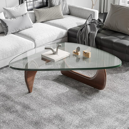 Glass Table Living Room Furniture Home Coffee Table Irregular Modern Simple Dining Table For Bedroom Side Desk Table