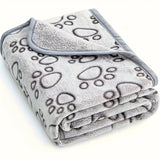 Ultra Soft Fluffy High Quality Pet Blanket Cute Cartoon Pattern Pet Mat Warm and Comfortable Blanket for Cat Dogs Cat Bath Towel