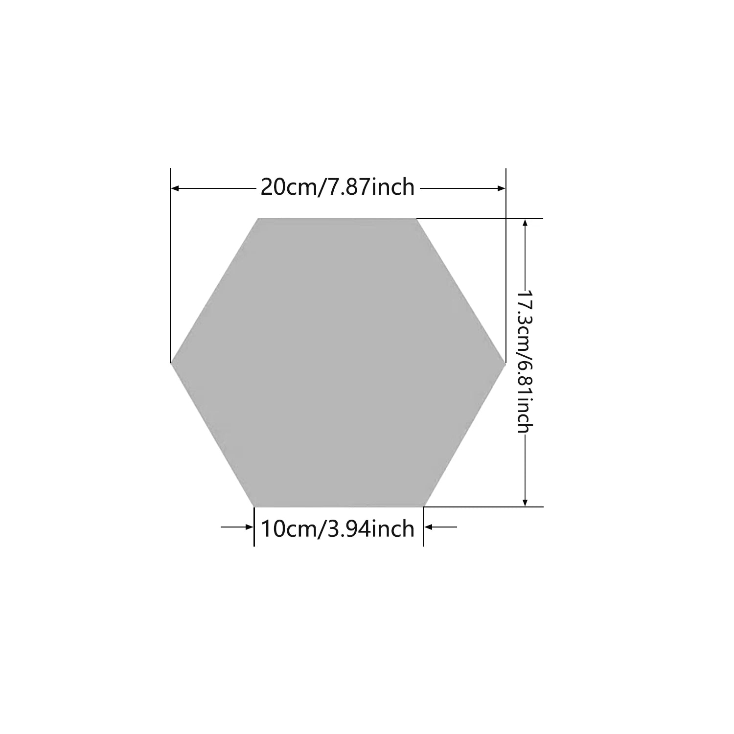 5-20pcs Hexagon Mirror Wall Tiles, Self-Adhesive Peel & Stick Decor for Living Room TV Background, Bedroom, Bathroom