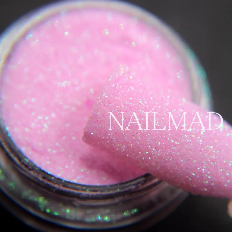 6colors NailMAD Pastel Nail Glitter Set Nail Art Glitter Powder Dust Ultra-fine Glitters Mix