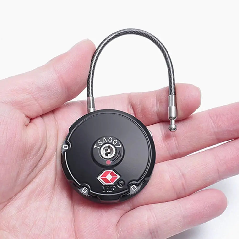 TSA Customs Combination Padlock Practical Customs Code Lock Portable Anti-Theft Travel Luggage Suitcase Padlock Security Tools