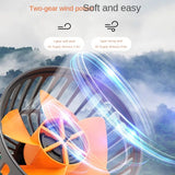 Car Fan 360° Adjustable 3 Head Air Fan Automotive Electric Fan USB/12V/24V Fan 2 Speeds Car Silent Fan For Home Desk Office&amp;Car
