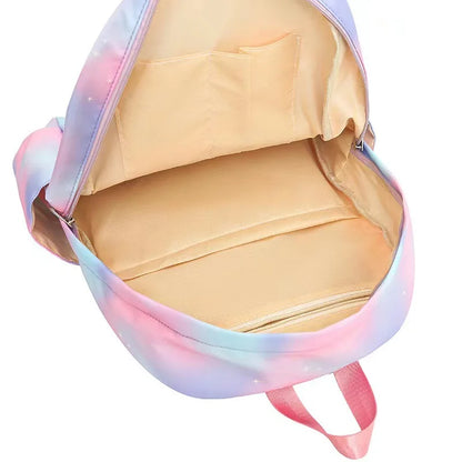 Mochila colorida de Disney Lilo Stitch, juego de 3 piezas para mujer, mochilas escolares informales con bolsa de almuerzo, mochila para niña, niño, estudiante y adolescente.