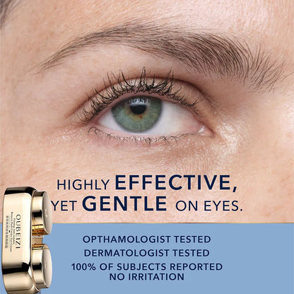 Crema de día para ojos de 40 g, crema de noche para ojos, doble cuidado de la piel, reduce las ojeras, reafirma el contorno de ojos, antiarrugas, hinchazón y cuidado de los ojos.