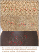 Storage Baskets Straw Wicker Rattan Hanging Flowerpot Seagrass Folding Laundry Clthoes Baskets Garden Plant Basket Home Decor