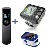 Automatic Heart Rate Pulse Meter BP Monitor Healthy Digital Arm Blood Pressure Meter Cuff Medical Automatic Pressure Tonometer