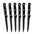 30pcs Black Dinnerware Set Stainless Steel Steak Knife Fork Coffee Spoon Teaspoon Flatware Dishwasher Safe Kitchen Tableware Set