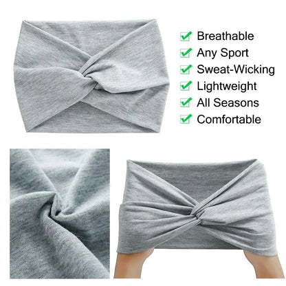 Hair Accessories Twisted Extra Large Thick Wide Headbands Turban Workout Headband Head Wraps for Women