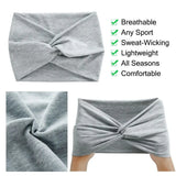 Hair Accessories Twisted Extra Large Thick Wide Headbands Turban Workout Headband Head Wraps for Women