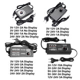 Power Supply Adjustable 3V 5V 9V 12V 24V 36V Power Adapter Transformer AC 220V 110V TO DC 3V 12V 24V For LED Strip Light
