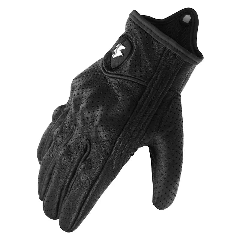 S-XXXL Motorcycle Gloves Goatskin Leather Men Women Moto Glove Electric Bike Motorcycle Gloves Electric Cars Sale
