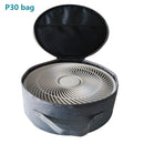 P30 Rechargeable Standing Fan 12 Inch 10800mAh Electric Folding Fan for Desktop Floor Wireless Portable Fans for Home Camping